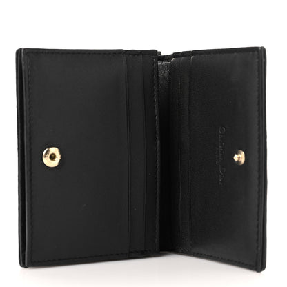 Christian Dior Lambskin Cannage Mini Lady Dior Wallet Black 5 of 9
