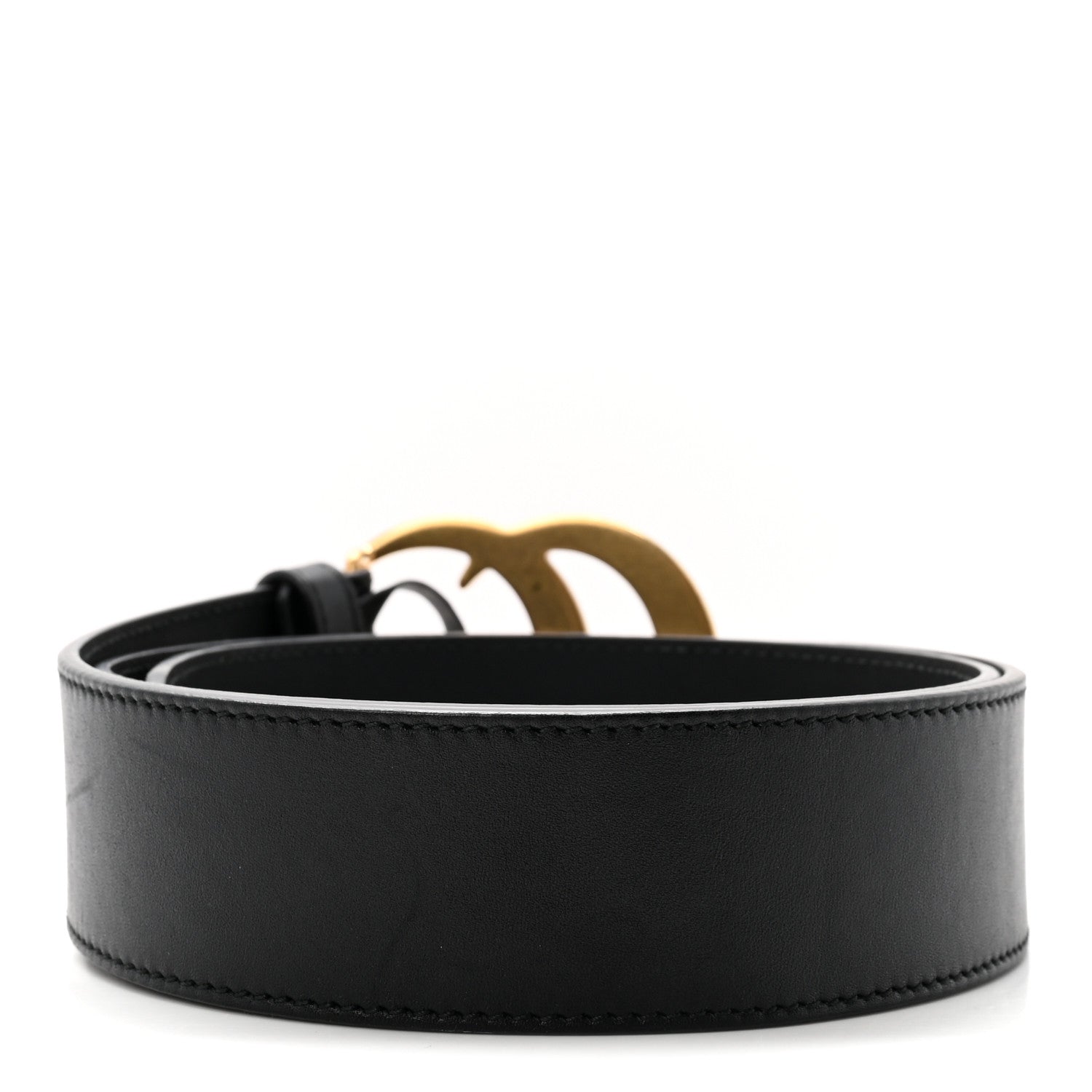 Gucci Calfskin Double G 40mm Belt 80 32 Black 2 of 6