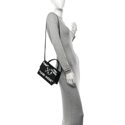 Off-White Calfskin Salary Jitney 1.4 Shoulder Bag Black 2 of 15