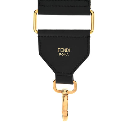 Fendi Ribbon Vitello Century FF 1974 Adjustable Strap You Nuvola Verde Black 3 of 9