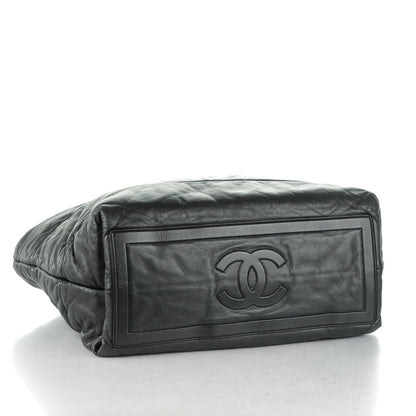 Chanel Lambskin Quilted Medium Coco Cocoon Reversible Tote Black 4 of 8
