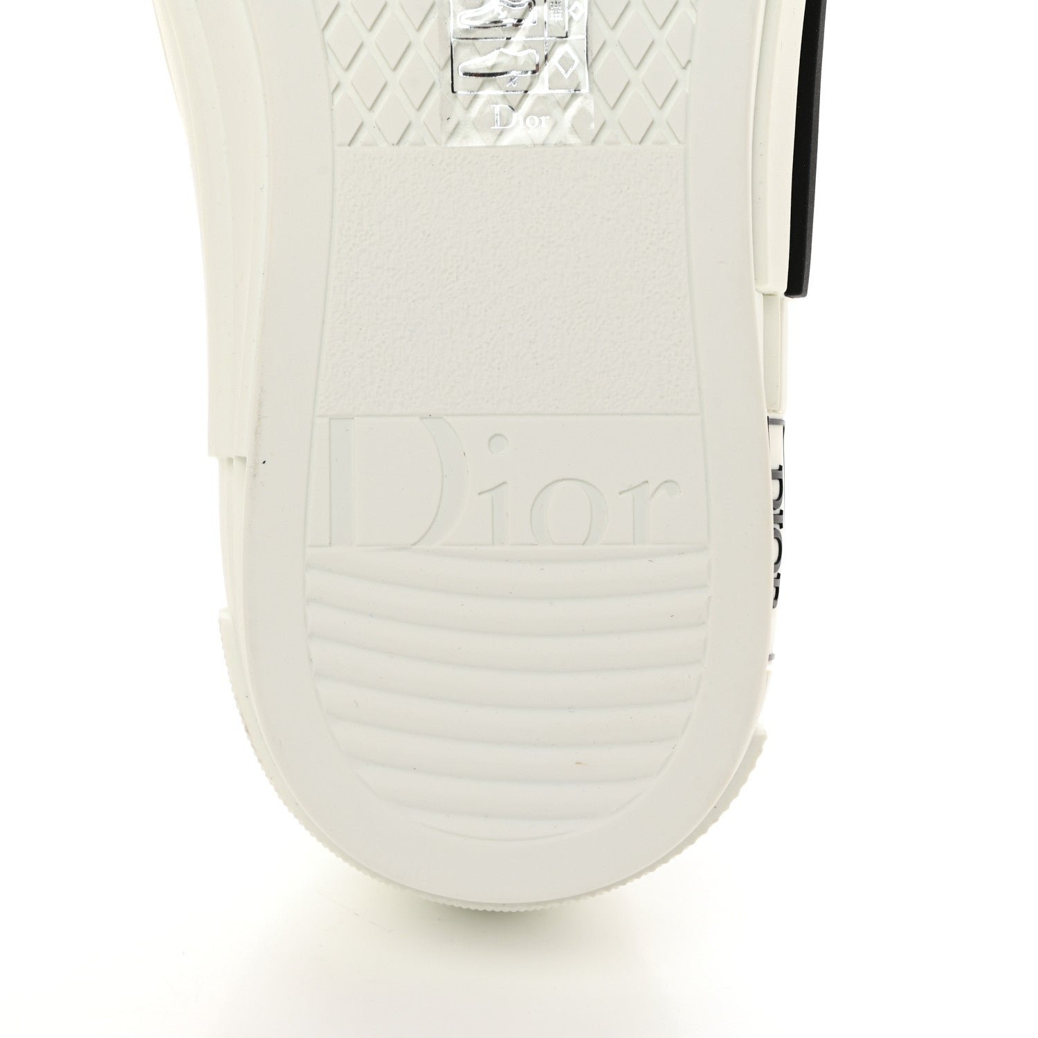 Christian Dior Technical Canvas Oblique Mens B23 Slip On Sneakers 39 White 8 of 9