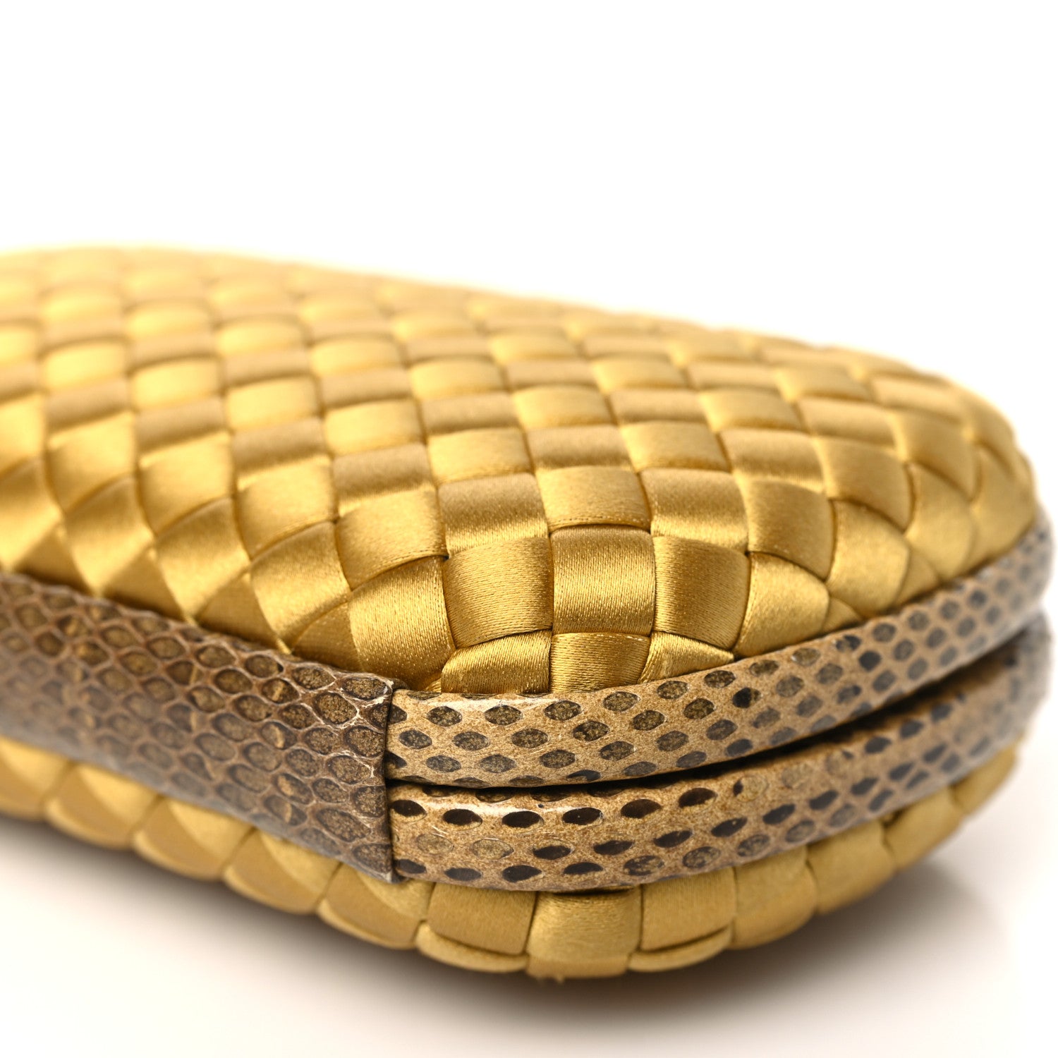 Bottega Veneta Satin Intreccio Impero Ayers Knot Clutch Duchesse 9 of 9