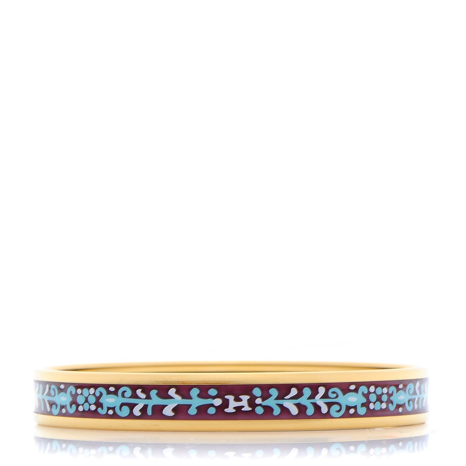 Hermes Enamel Printed Narrow Bracelet 70 1 of 6