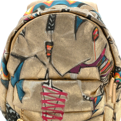 Chanel Graffiti Printed Canvas Street Spirit Backpack Multicolor 8 of 10