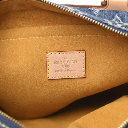 Louis Vuitton Monogram Denim Neo Speedy Blue 6 of 13