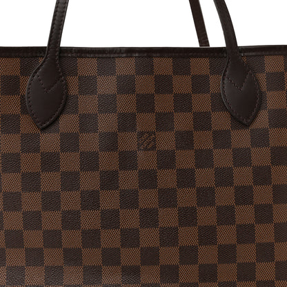 Louis Vuitton Damier Ebene Neo Neverfull MM Rose Ballerine 8 of 11