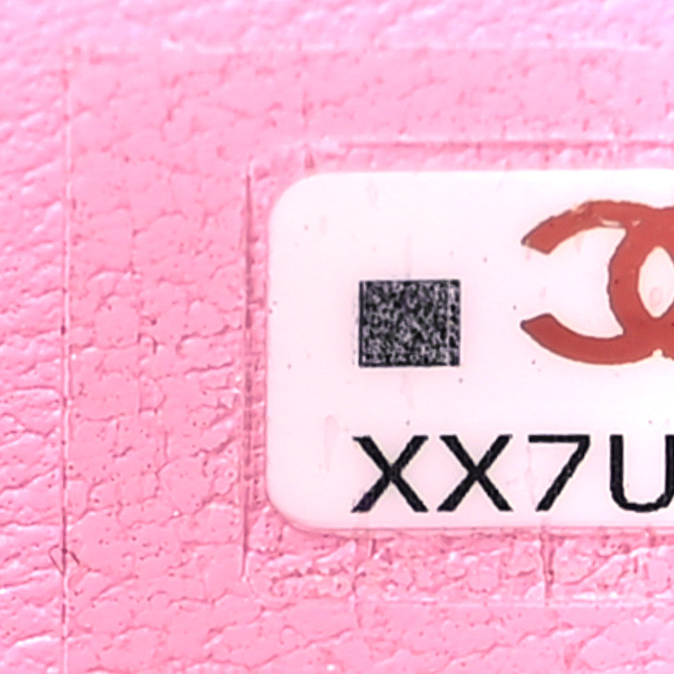 Chanel Caviar Quilted Sweetheart Vanity Case Pink 7 of 10