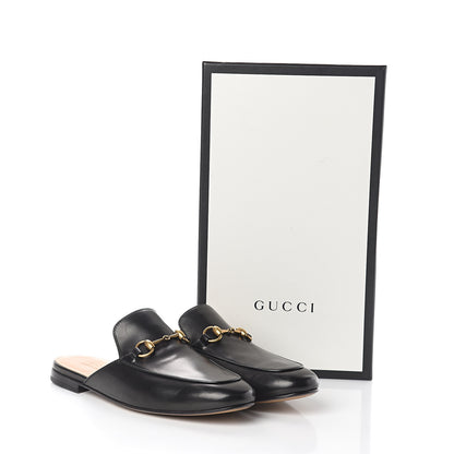 Gucci Calfskin Mens Princetown Slippers 8 Black 8 of 8