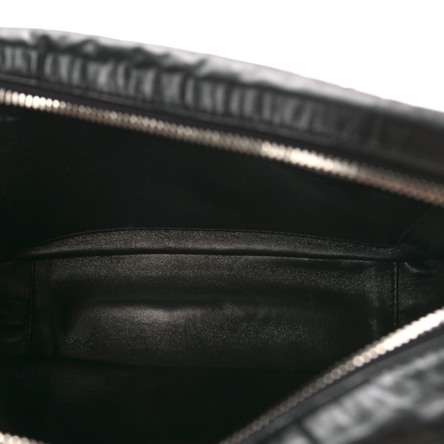 Prada Nappa Antique Medium Re-Edition 2001 Two Handle Bag Black 5 of 8