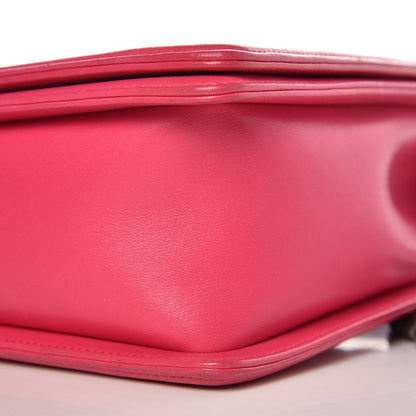 Chanel Lambskin Quilted Large Boy Flap Pink 10 of 11