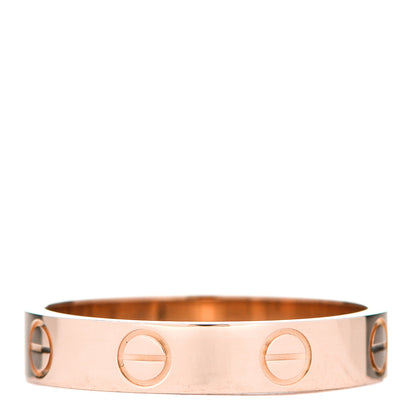 Cartier 18K Pink Gold 3.5mm LOVE Wedding Band Ring 52 6 3 of 4