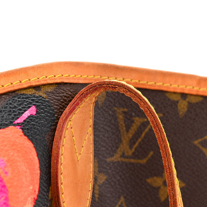 Louis Vuitton Monogram Roses Neverfull MM 15 of 15