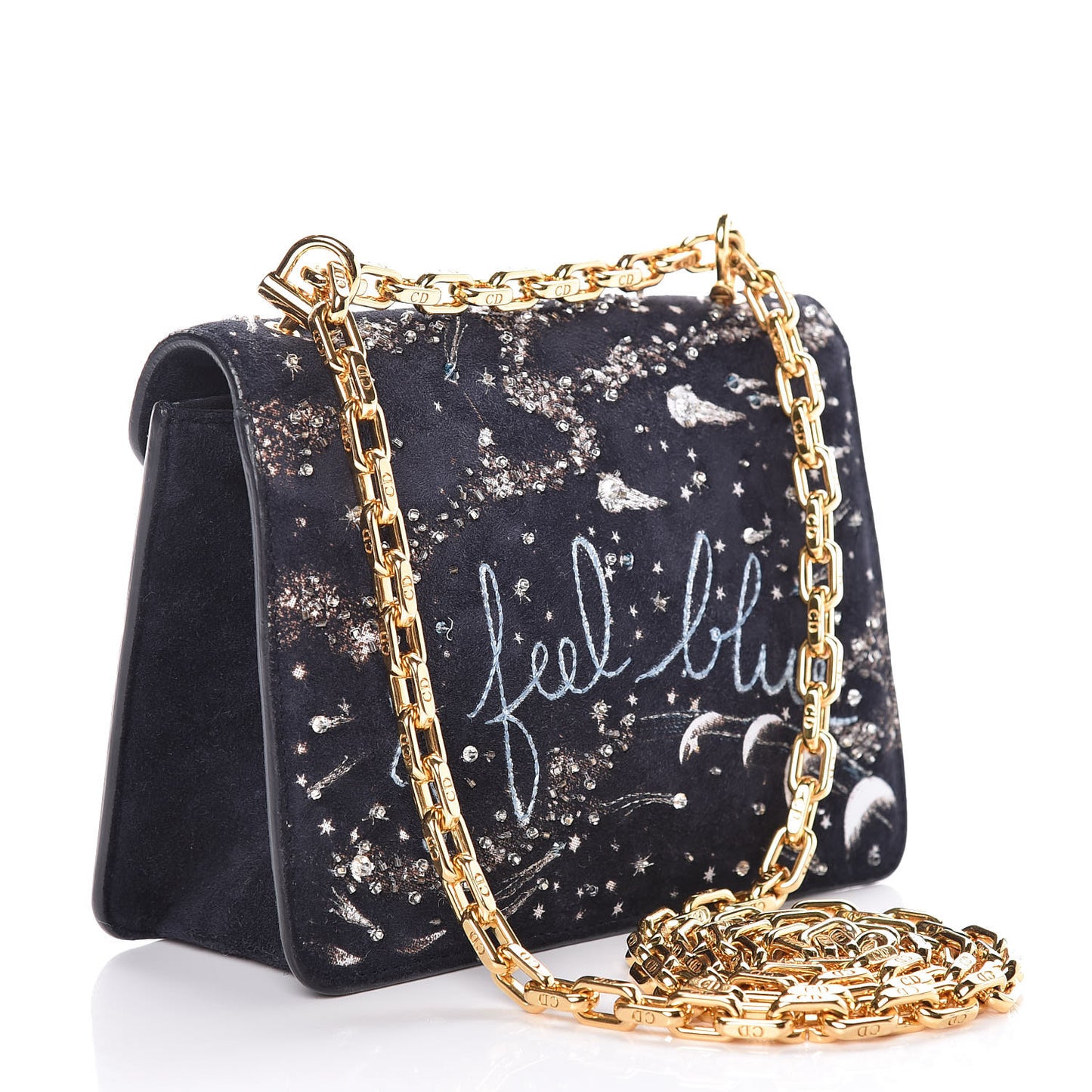 Suede Mini I Fell Blue C'est Flap Bag Blue