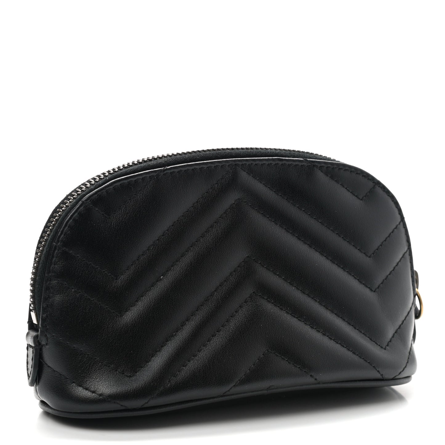 Calfskin Matelasse GG Marmont Pouch Cosmetic Case Black
