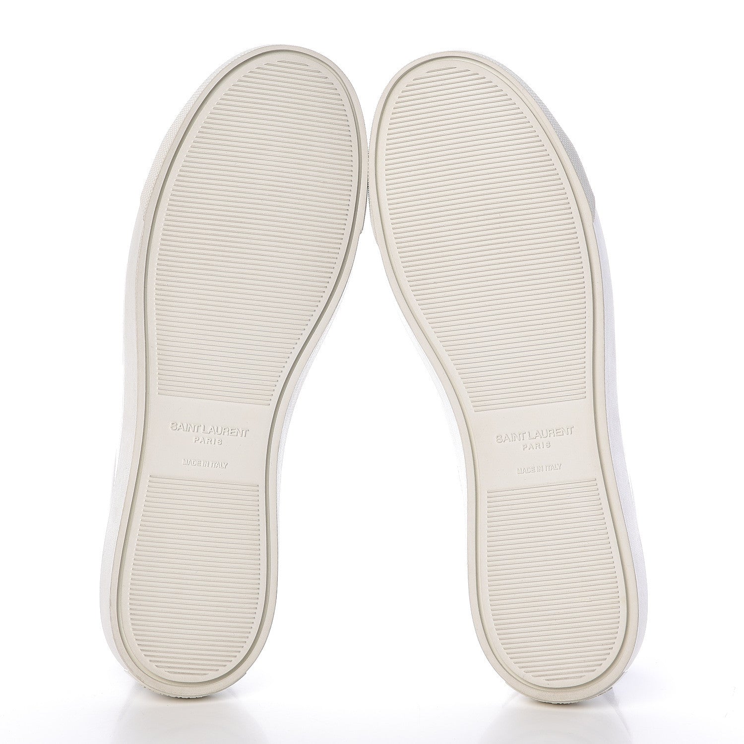 Saint Laurent Calfskin Leopard Print Andy Low Top Sneakers 40.5 White 6 of 9