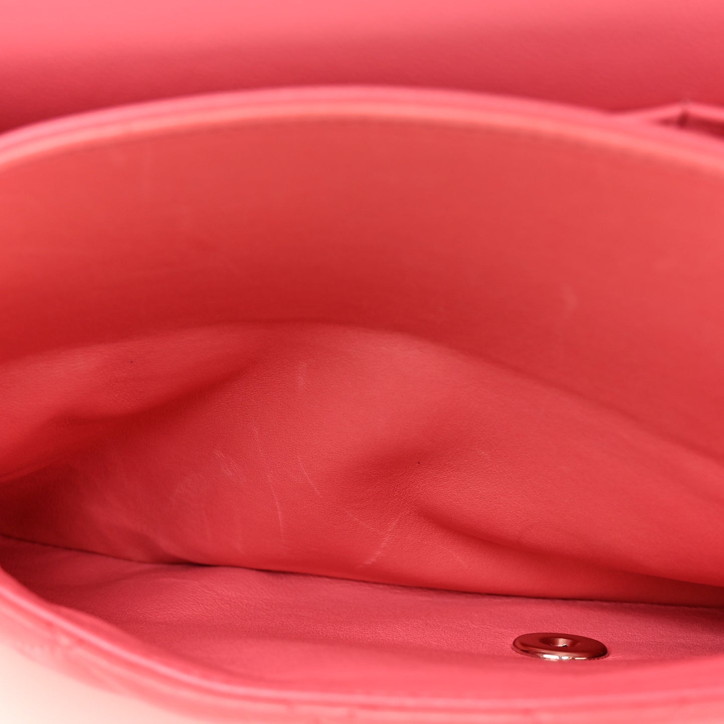 Lambskin Quilted Jumbo Double Flap Pink