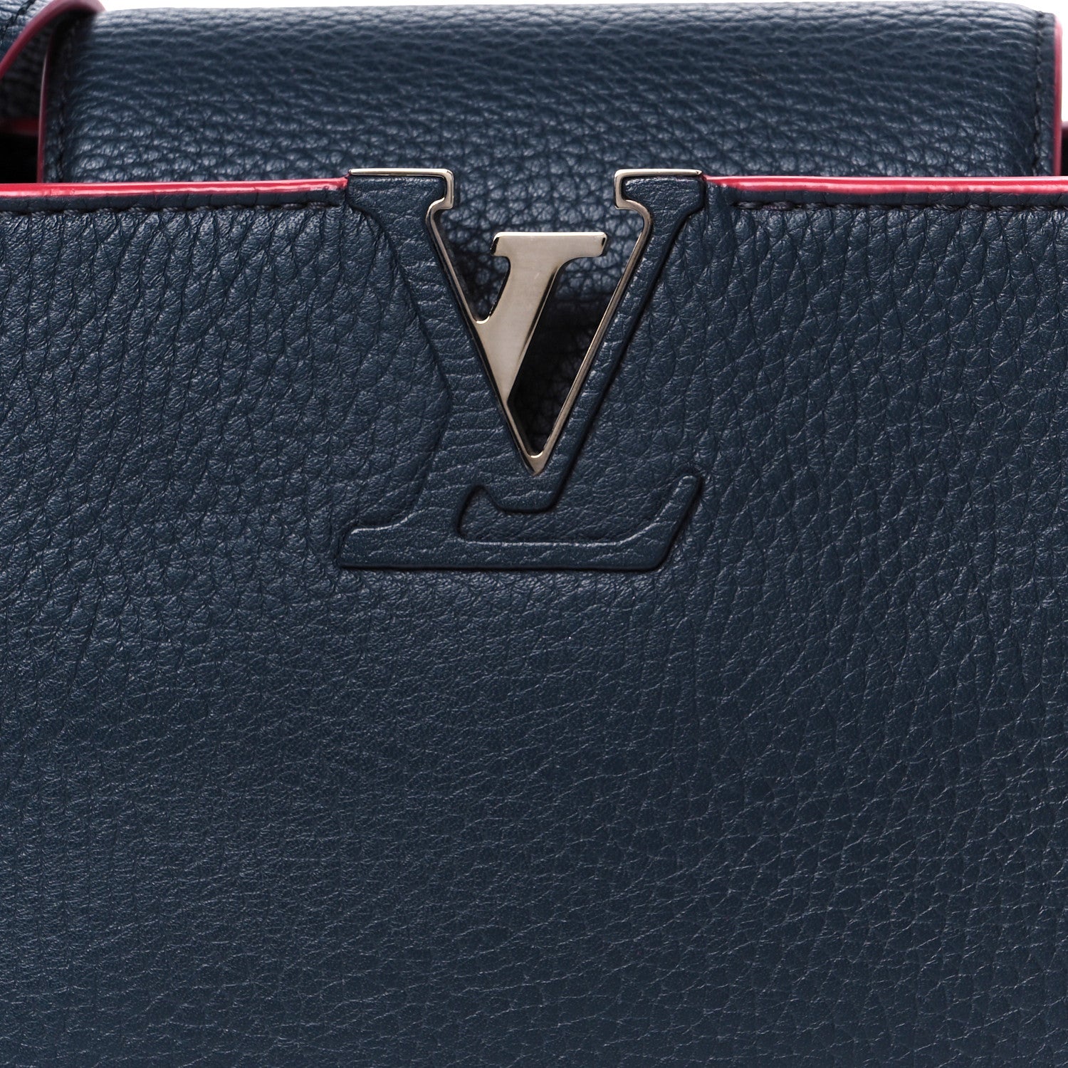 Louis Vuitton Taurillon Capucines BB Marine Rouge 7 of 9