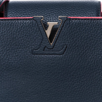 Louis Vuitton Taurillon Capucines BB Marine Rouge 7 of 9
