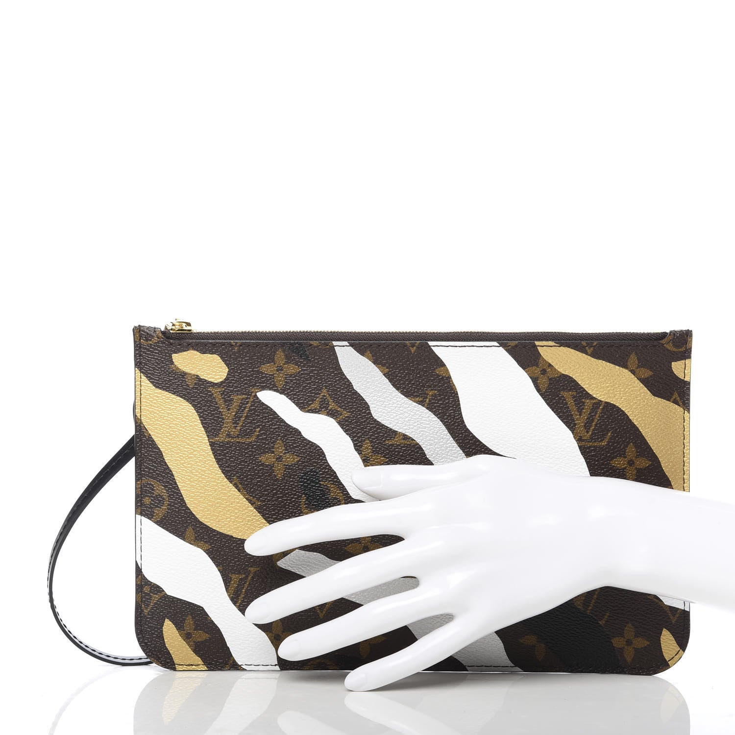 Louis Vuitton X LOL Monogram Neverfull MM GM Pochette Gold Silver 2 of 7