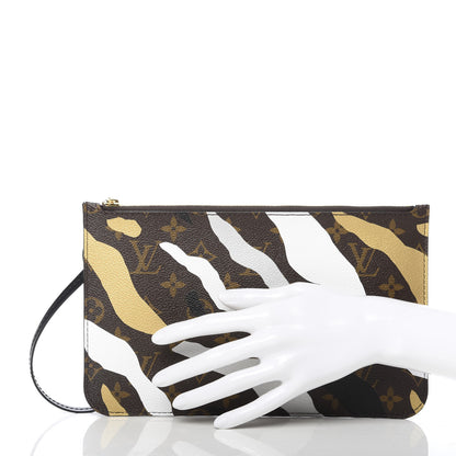Louis Vuitton X LOL Monogram Neverfull MM GM Pochette Gold Silver 2 of 7