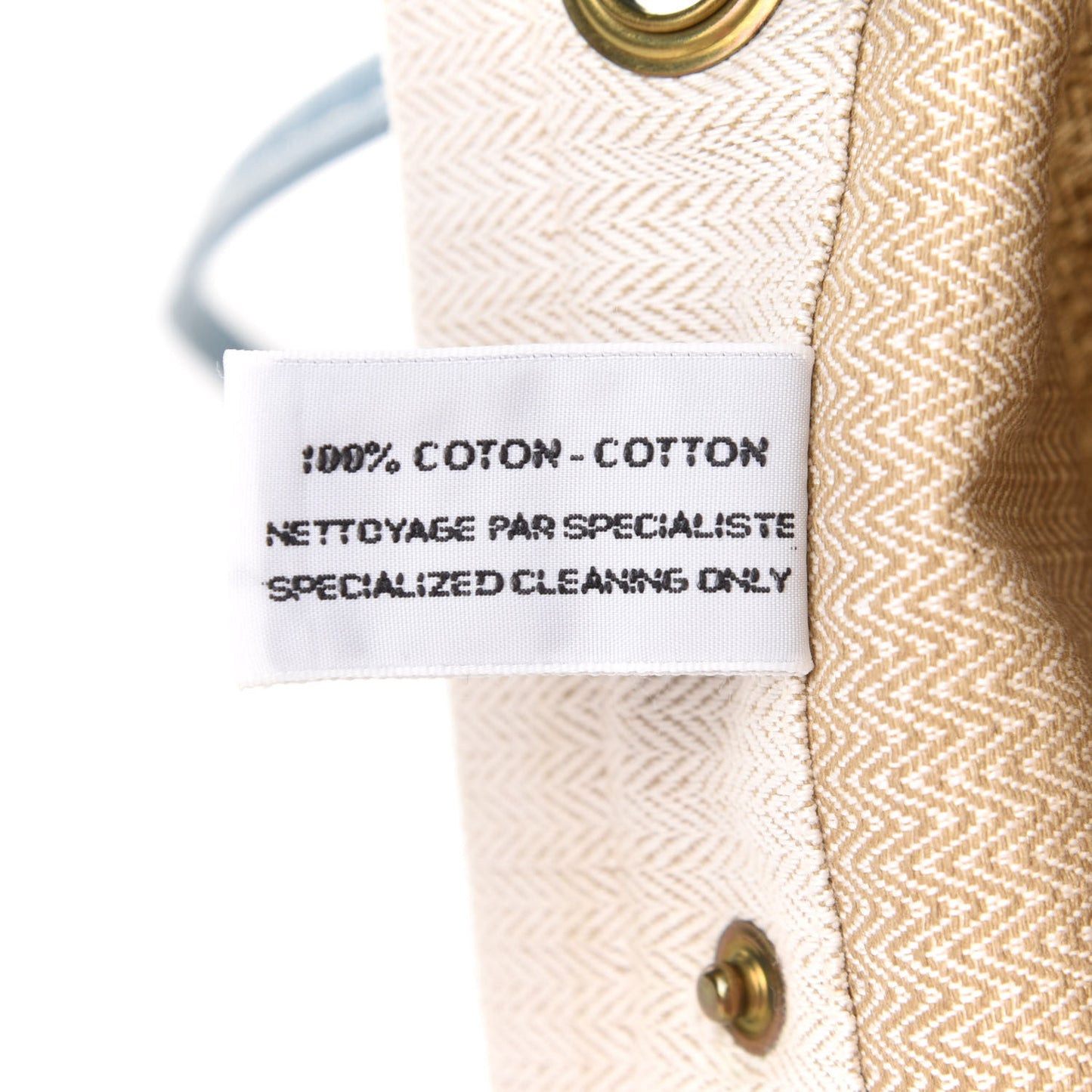 Canvas Aline Grooming Bag Craie Blue Jean