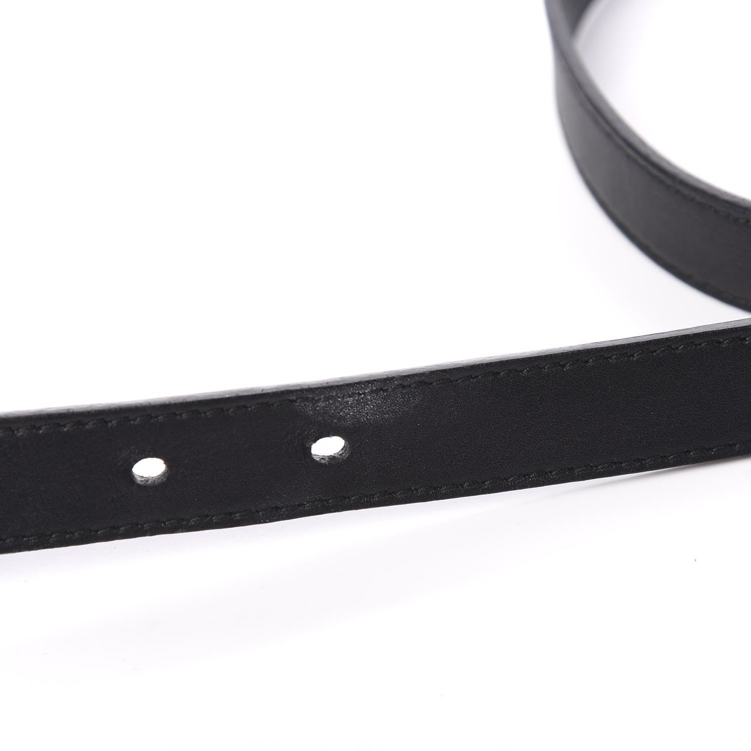 Gucci Calfskin Double G 20mm Belt 85 34 Black 4 of 7