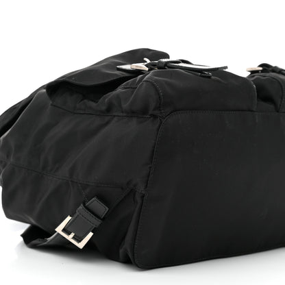 Prada Tessuto Nylon Saffiano Medium Backpack Black 8 of 10