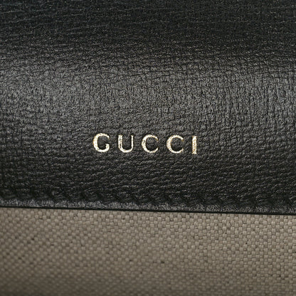 Gucci Azalea Calfskin Web Mini Horsebit 1955 Shoulder Bag Black 6 of 9