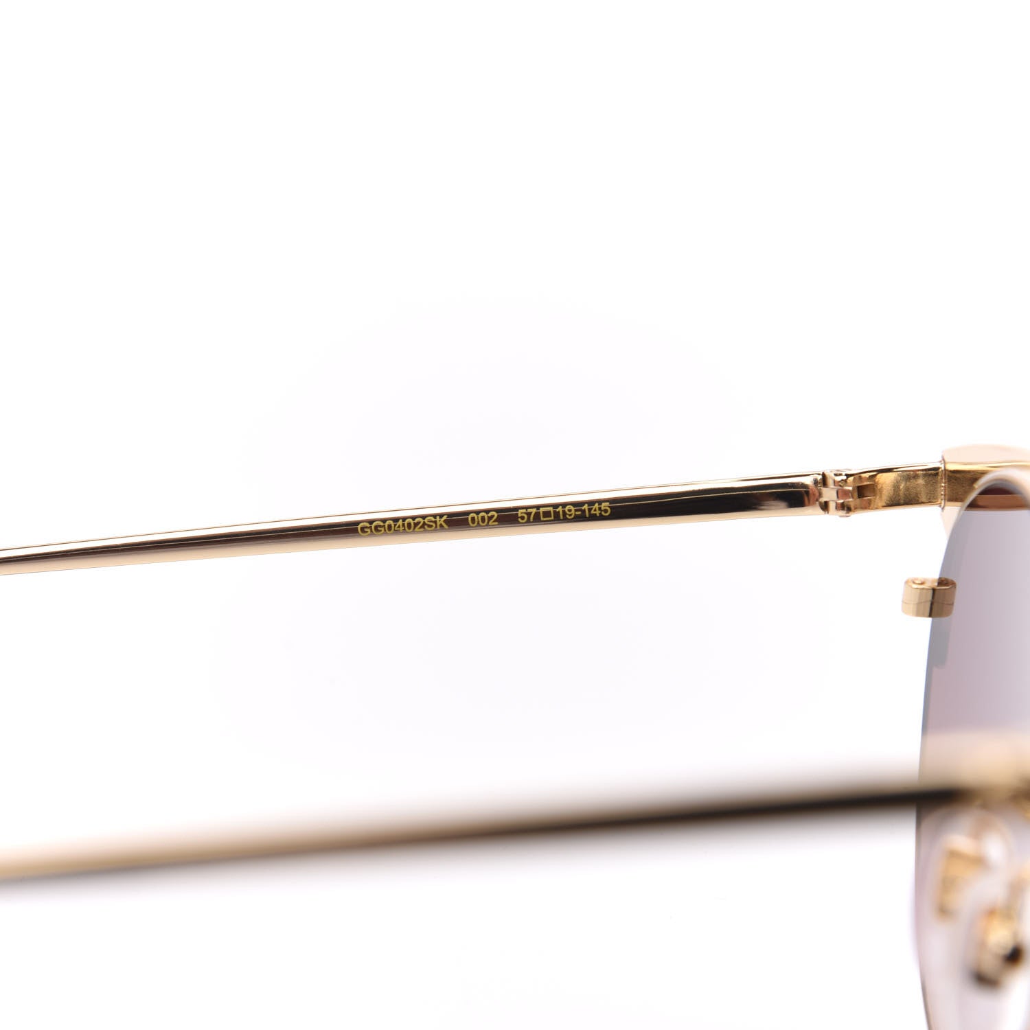 Gucci Cat Eye Sunglasses GG0402SK Red Gold 6 of 8