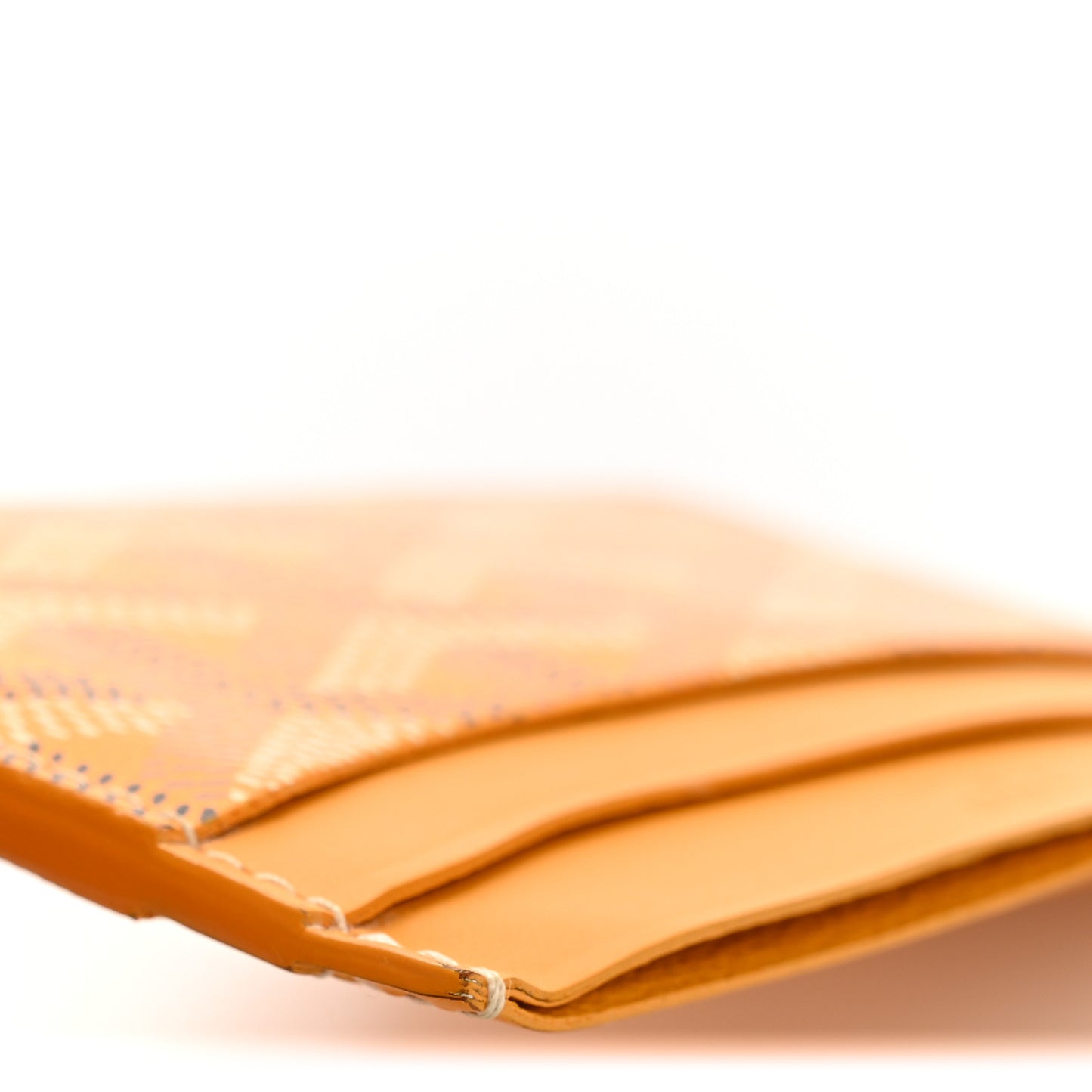 Goyardine Saint Sulpice Card Holder Yellow