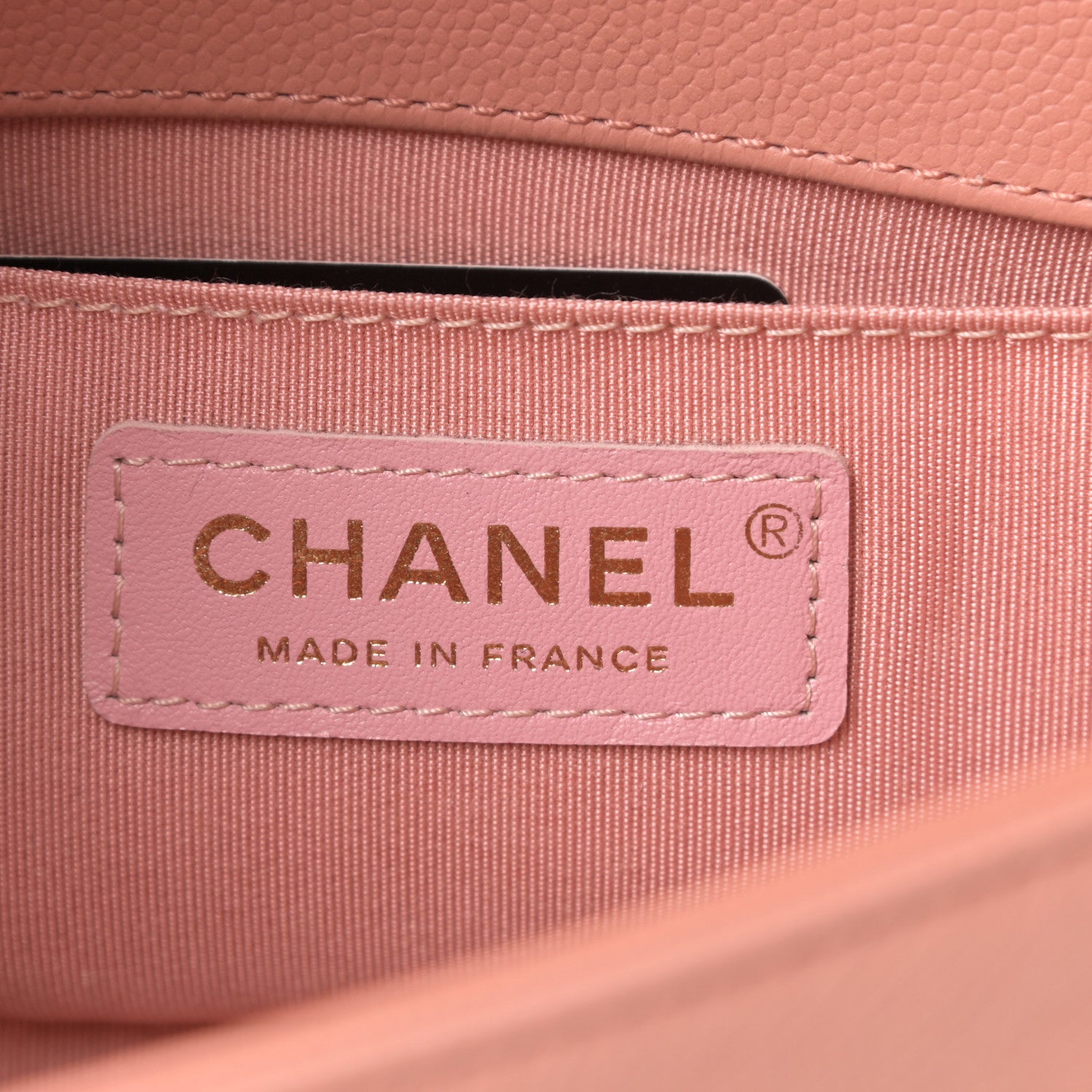 Chanel Caviar Quilted Small Boy Flap Powder Pink 6 of 13