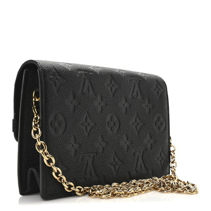 Louis Vuitton Empreinte Vavin Chain Wallet Black 3 of 10