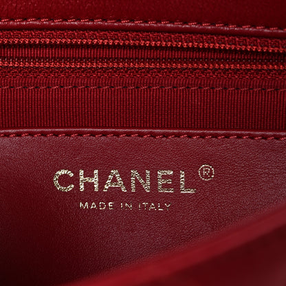 Chanel Lambskin Quilted Small Pillow Crush Flap Red 6 of 11