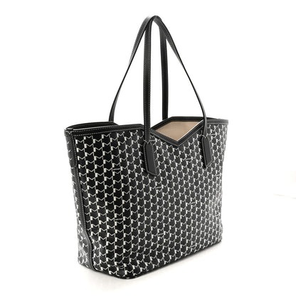 Moynat X KASING LUNG Calfskin Canvas M Labubu Tote MM Black 4 of 10