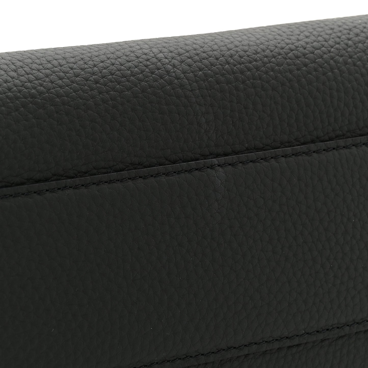 Grained Calfskin Marlo 12 Tote Bag Dark Pine