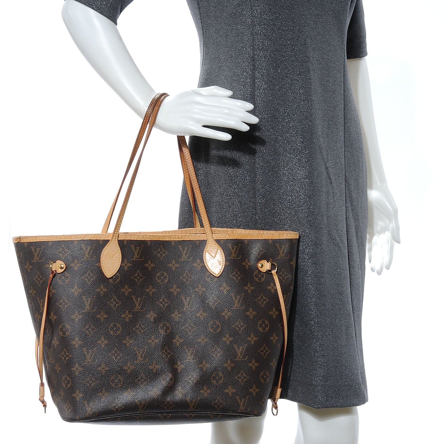 Louis Vuitton Monogram Neverfull MM 2 of 7