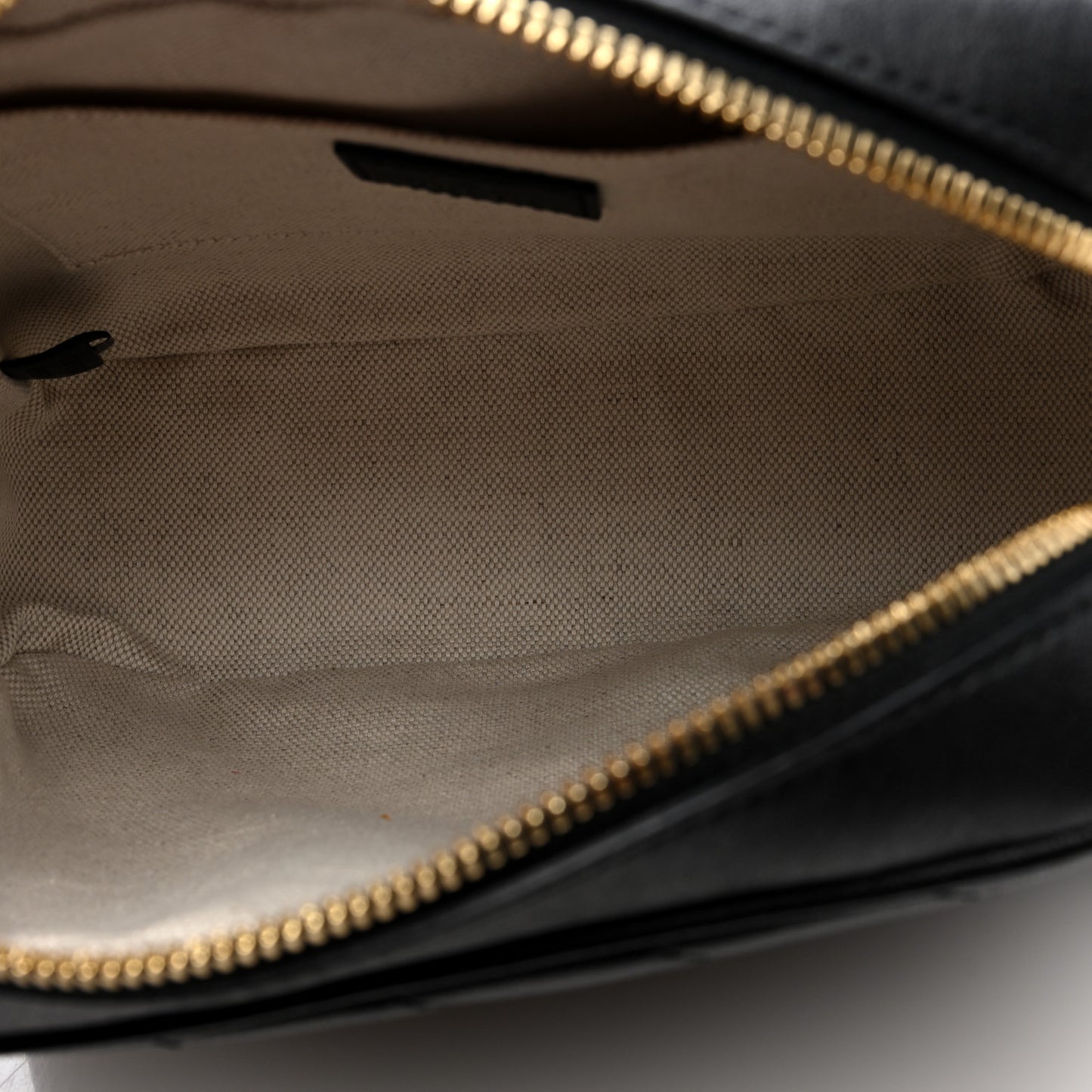 Sakai Be Green Calfskin Diagonal Stitched Small Blondie Shoulder Bag Black