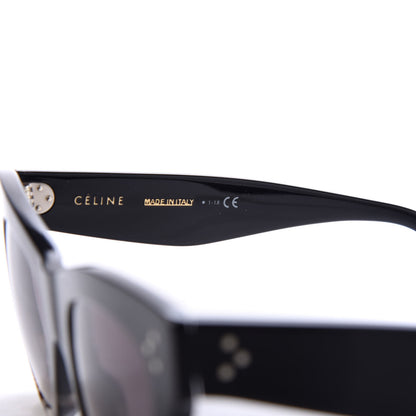 Celine Acetate Cat Eye Sunglasses CL40004I Havana Black 5 of 7