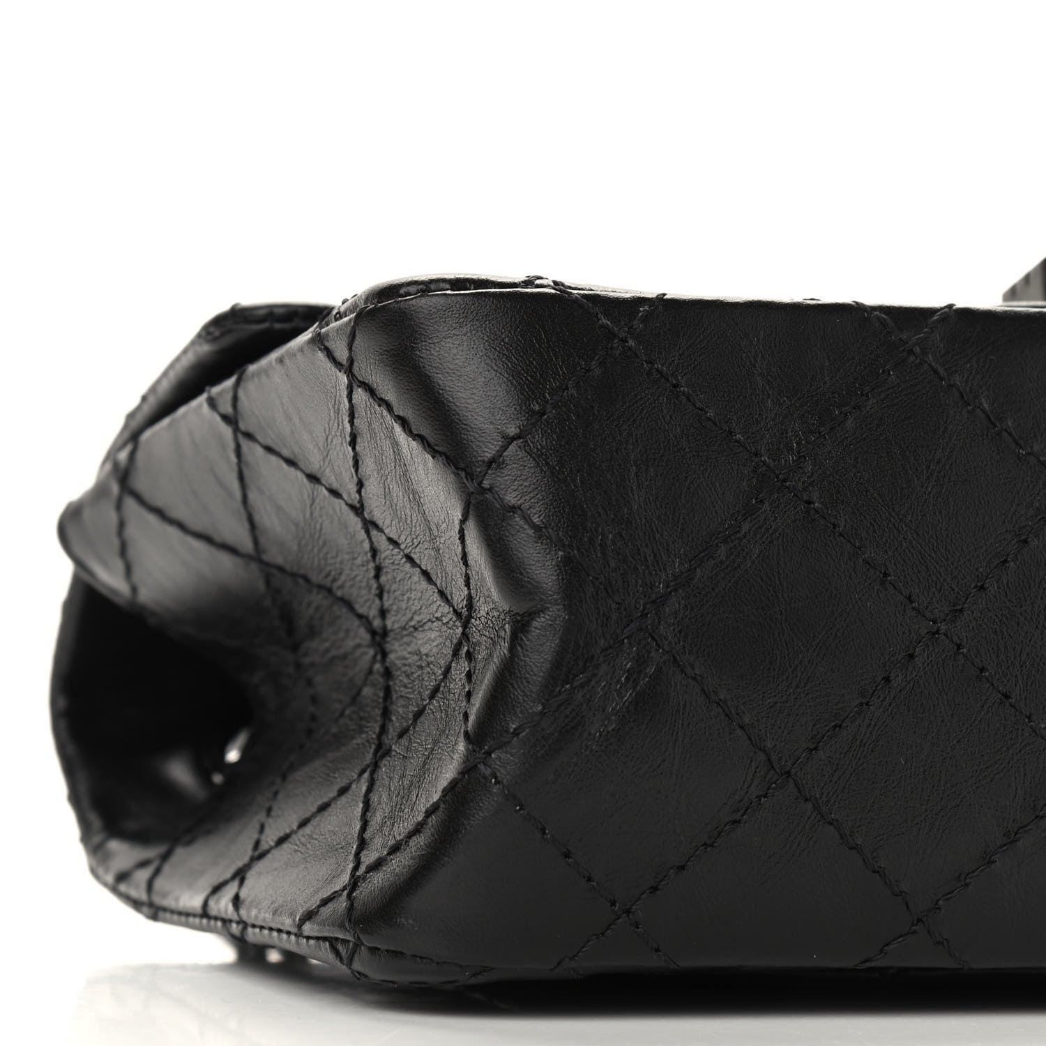 Chanel Aged Calfskin Quilted 2.55 Reissue Mini Flap So Black 8 of 9
