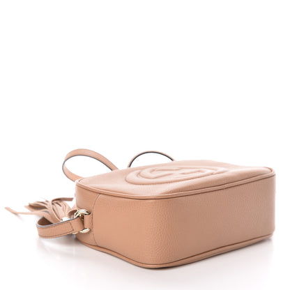 Gucci Pebbled Calfskin Small Soho Disco Bag Camelia 4 of 11