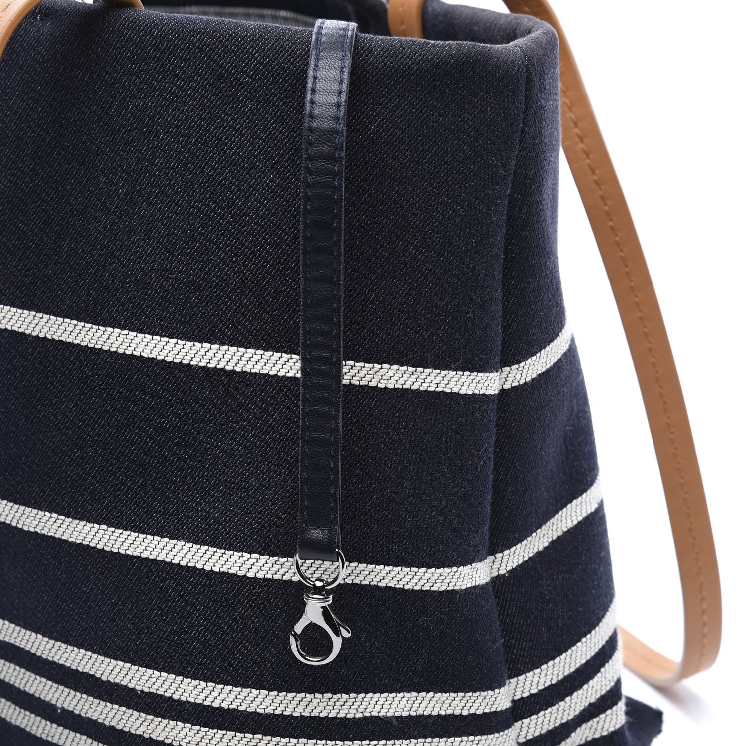 Chanel Denim Large Shopping Tote Blue 7 of 10