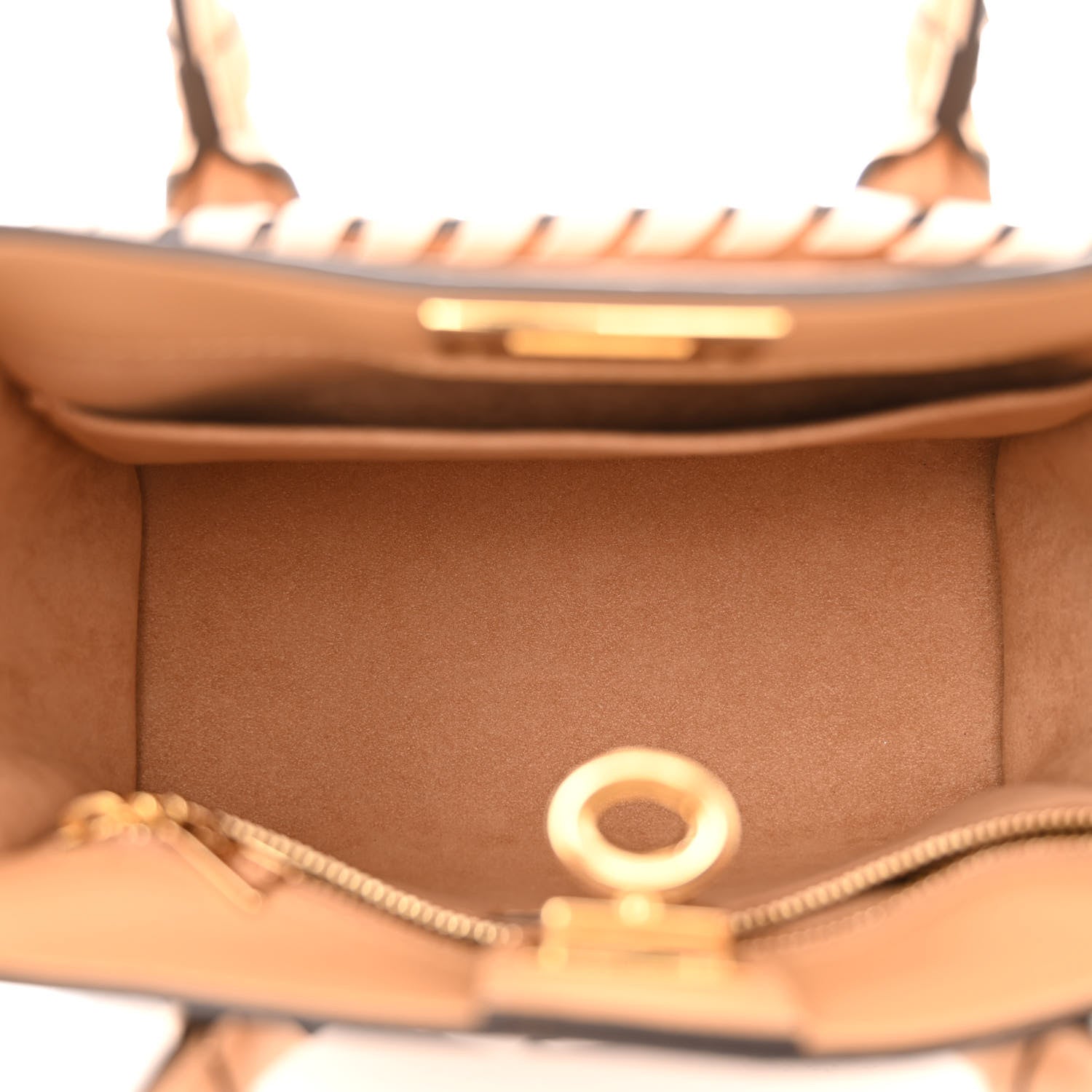 Louis Vuitton Calfskin Mahina Braided On My Side PM Arizona Brown 5 of 9