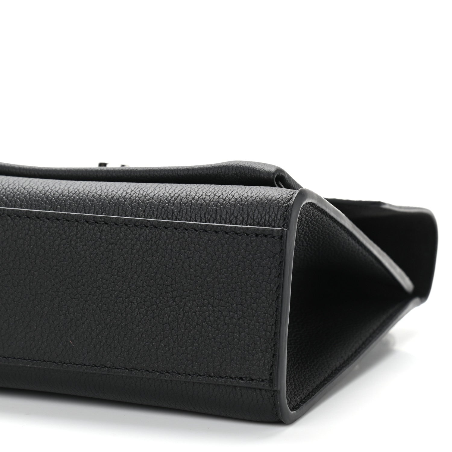 Louis Vuitton Soft Calfskin Mylockme Chain Bag BB Black 10 of 11