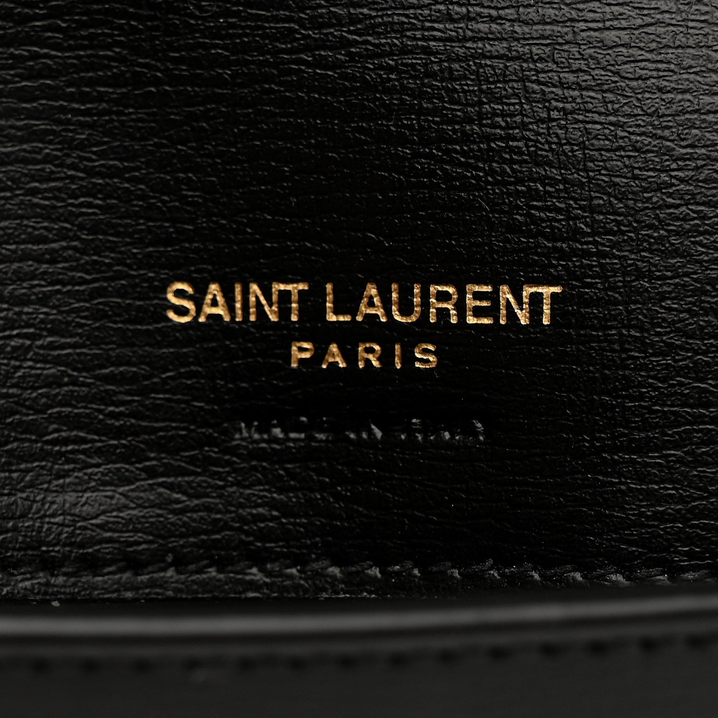 Smooth Calfskin Monogram Phone Holder Crossbody Black
