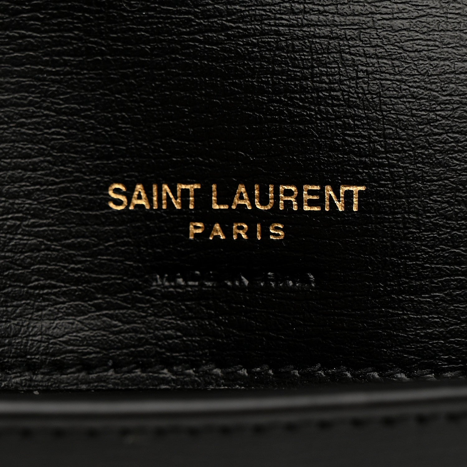 Saint Laurent Smooth Calfskin Monogram Phone Holder Crossbody Black 6 of 6