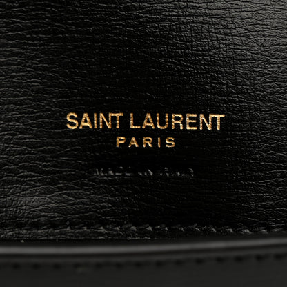 Saint Laurent Smooth Calfskin Monogram Phone Holder Crossbody Black 6 of 6