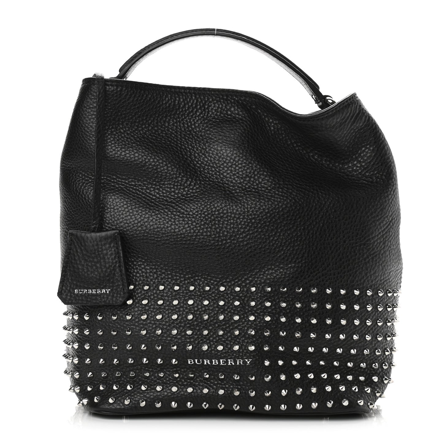 Calfskin Studded Medium Susanna Hobo Black