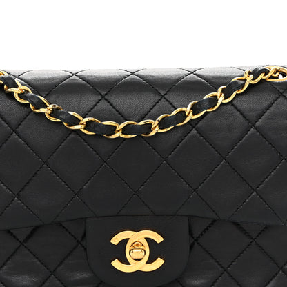 Chanel Lambskin Quilted Small Double Flap Black 8 of 18
