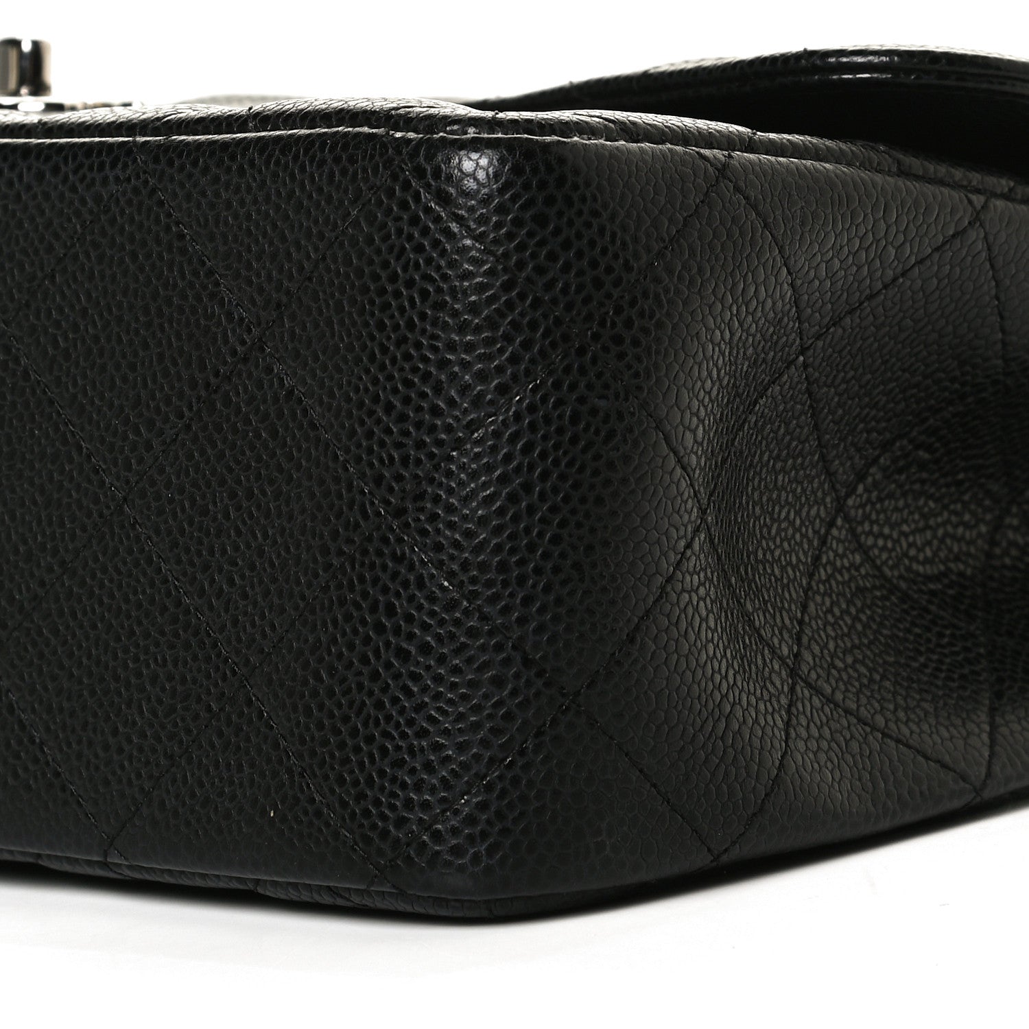 Chanel Caviar Quilted Jumbo Double Flap Black 10 of 13